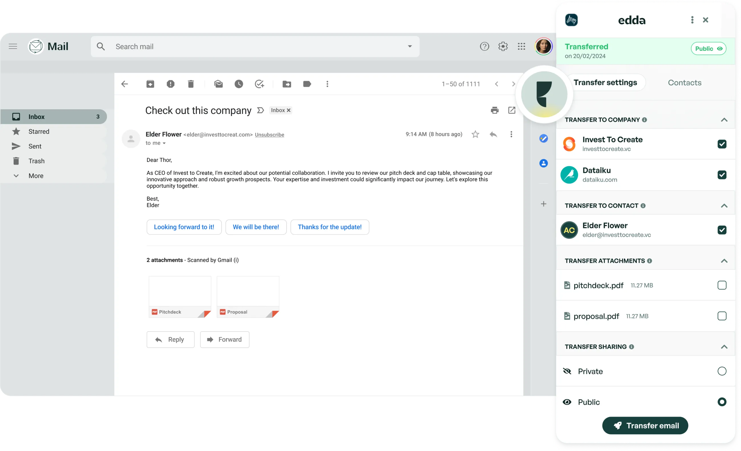 Never lose track of key emails